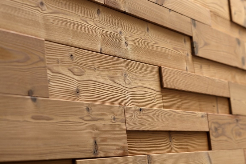 Lambris relevio bois 3D panelling parement bois mélèze
