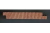 Bardage Mélèze Faux claire-voie 27 x 125 utile 
